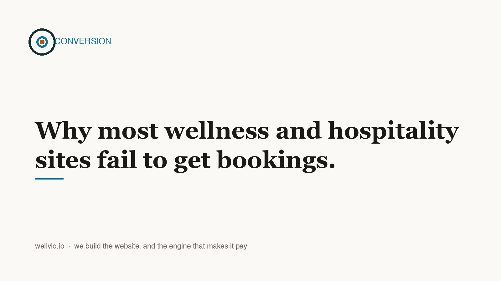 Why Most Wellness and Hospitality Websites Fail to Get Bookings