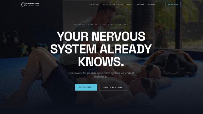 Breathflow Connection website